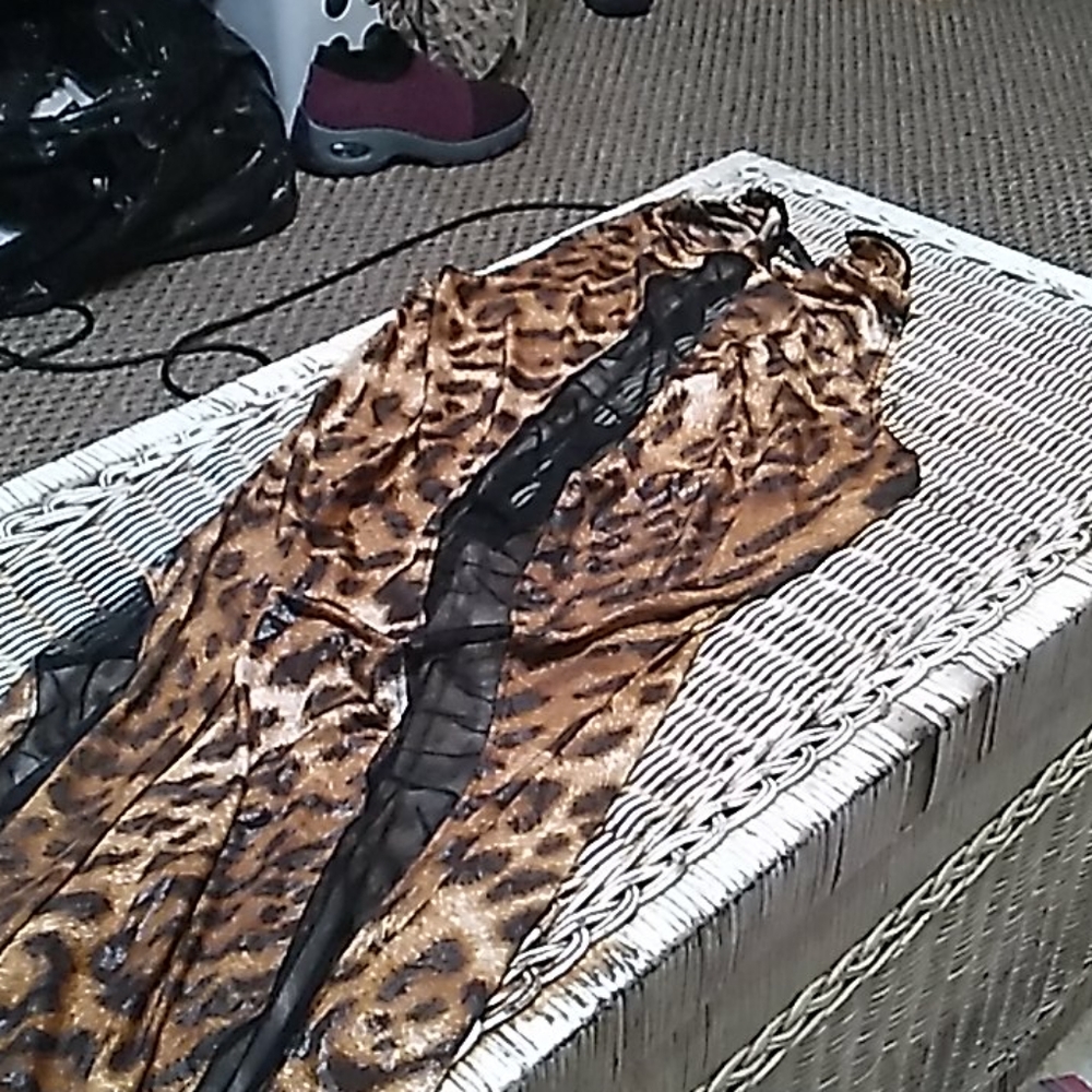 Leopard jump bodysuit